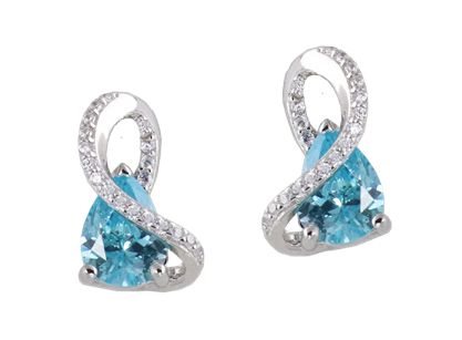 Orecchini Bluamante Donna in Argento Cubic Zirconia BOR227PE - BOR227PE